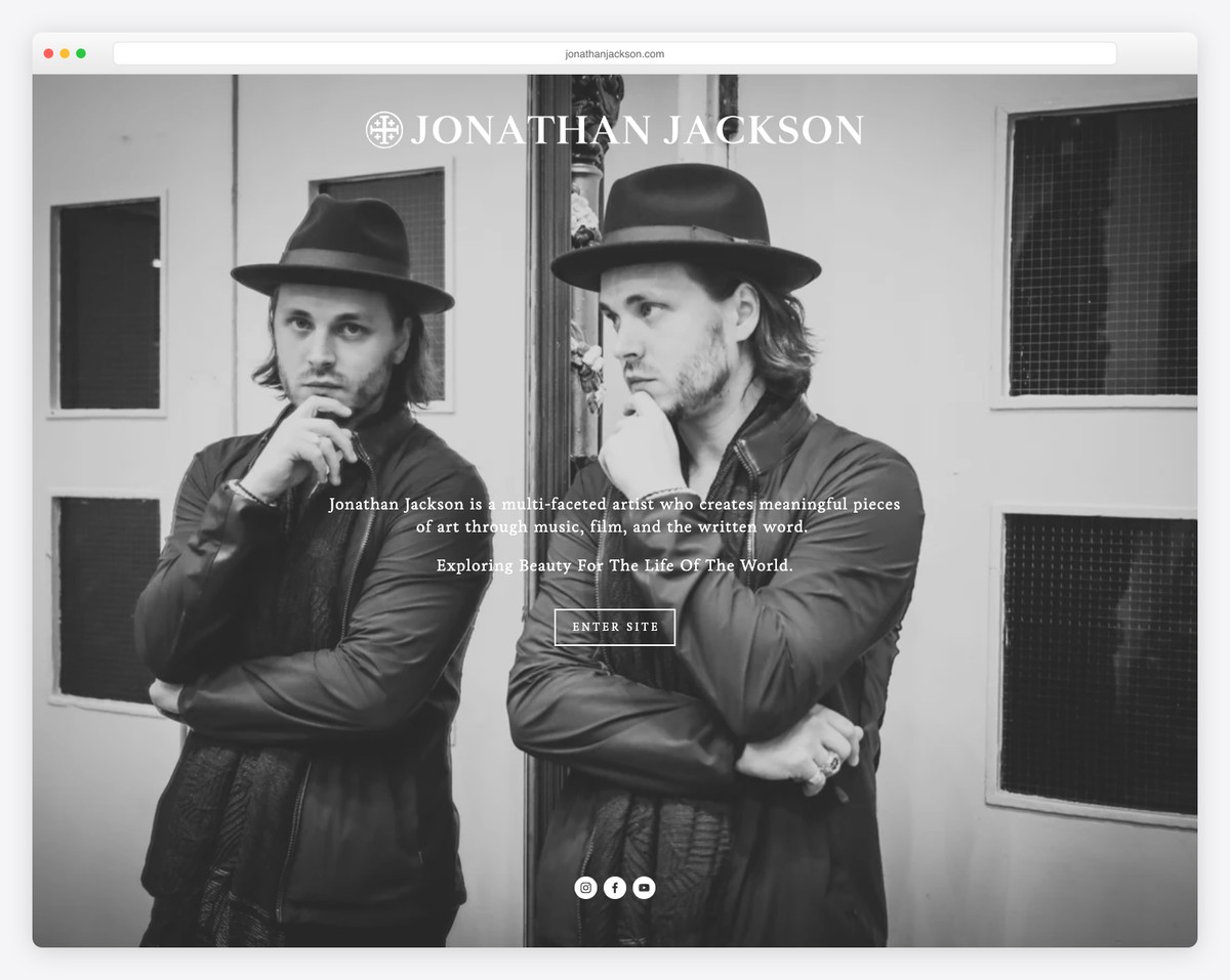 jonathan jackson musician website