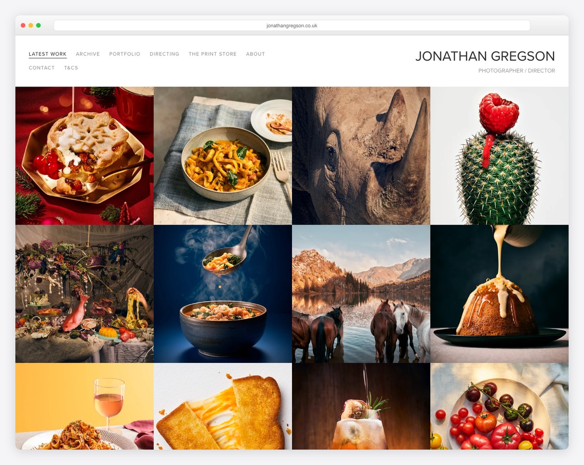 jonathan gregson website example