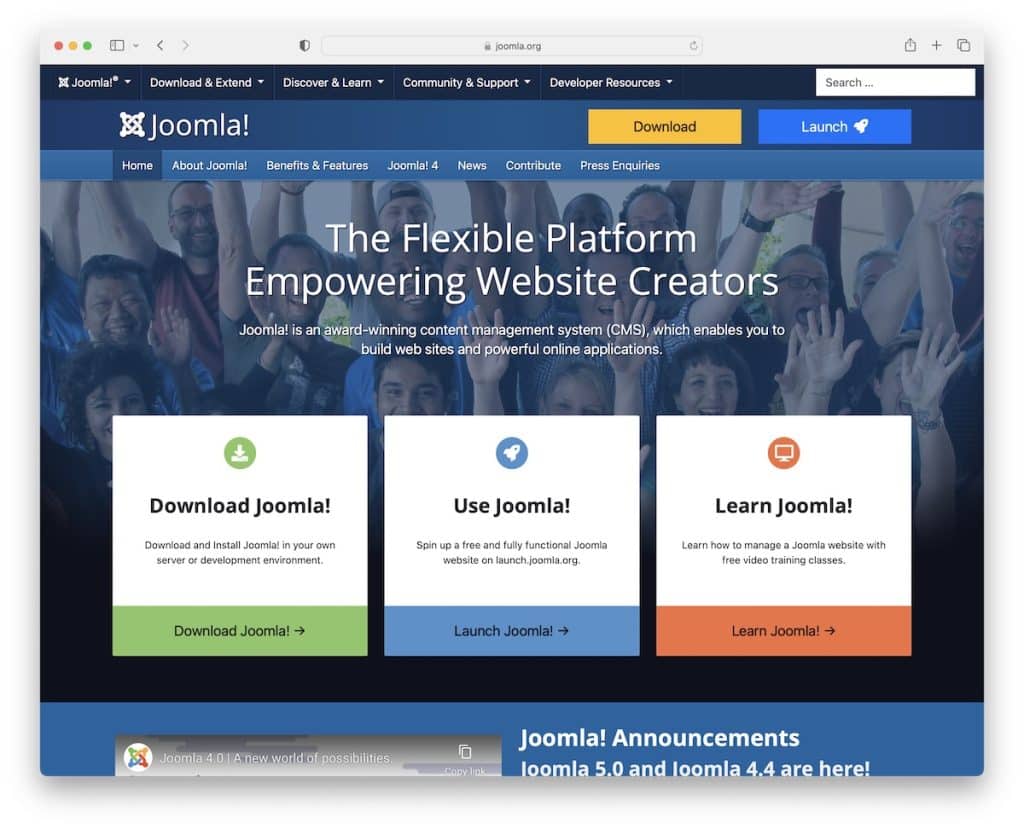 Joomla CMS for SEO