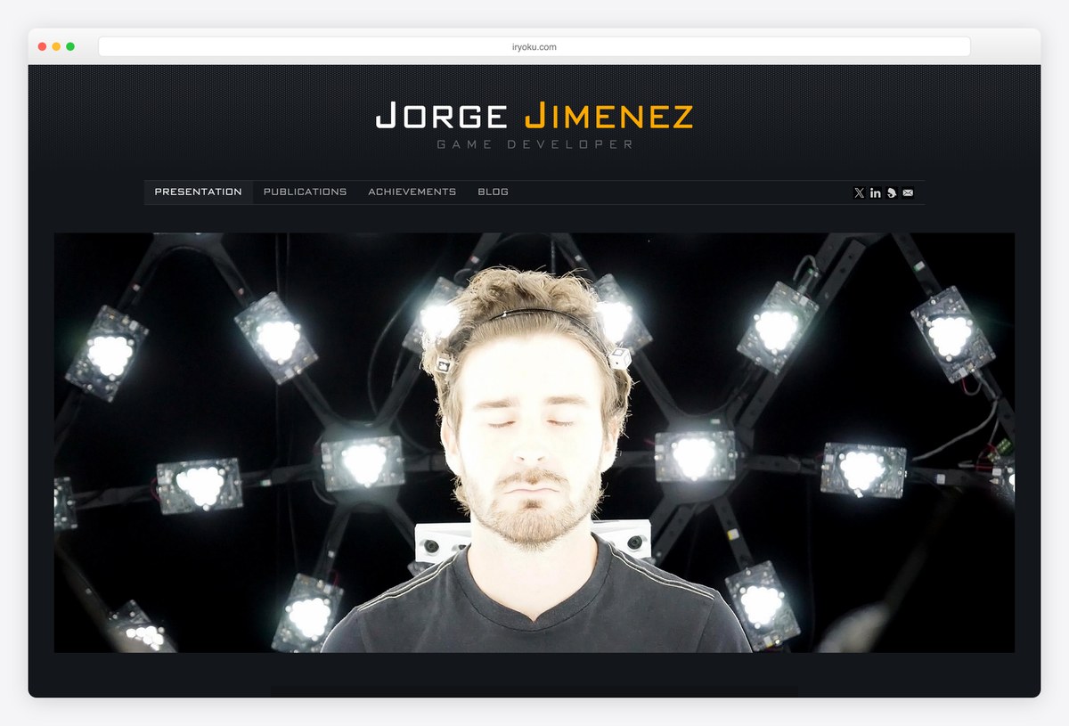 Jorge Jimenez graphics programmer website