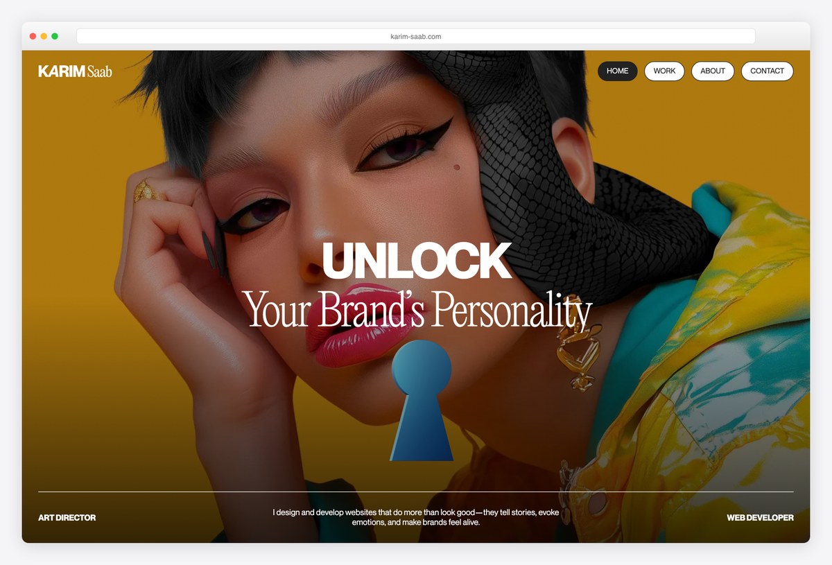 Karim Saab web designer portfolio website