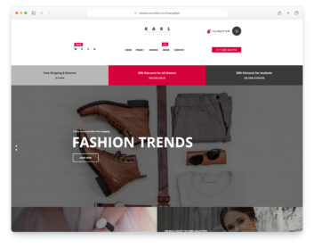 Karl website template