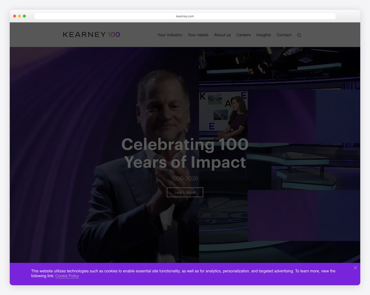 kearney consulting website example