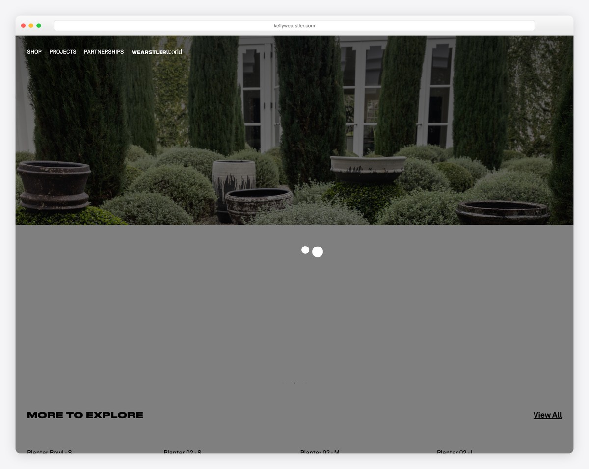 Kelly Wearstler interior design website