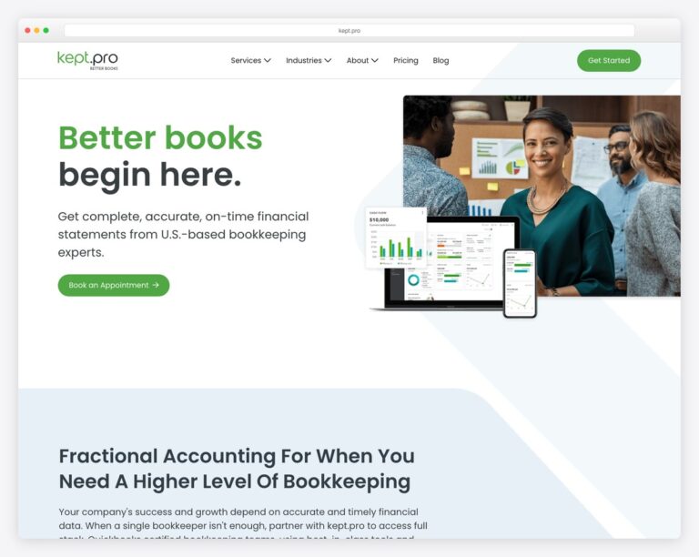 27 Best Bookkeeping Service Website Examples 2026 - Colorlib