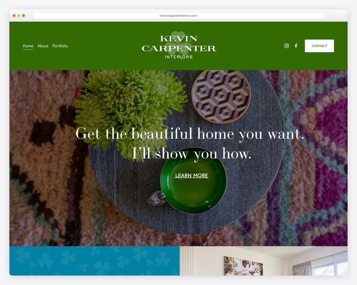 Kevin Carpenter Interiors home design website