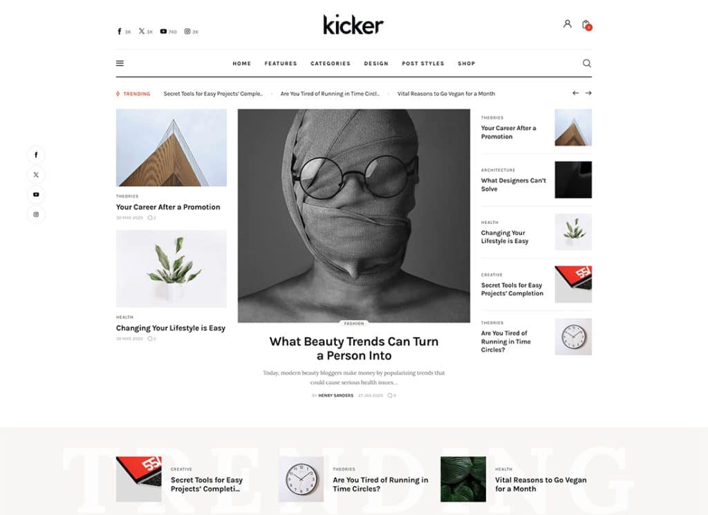 Kicker - Blog Magazine Theme