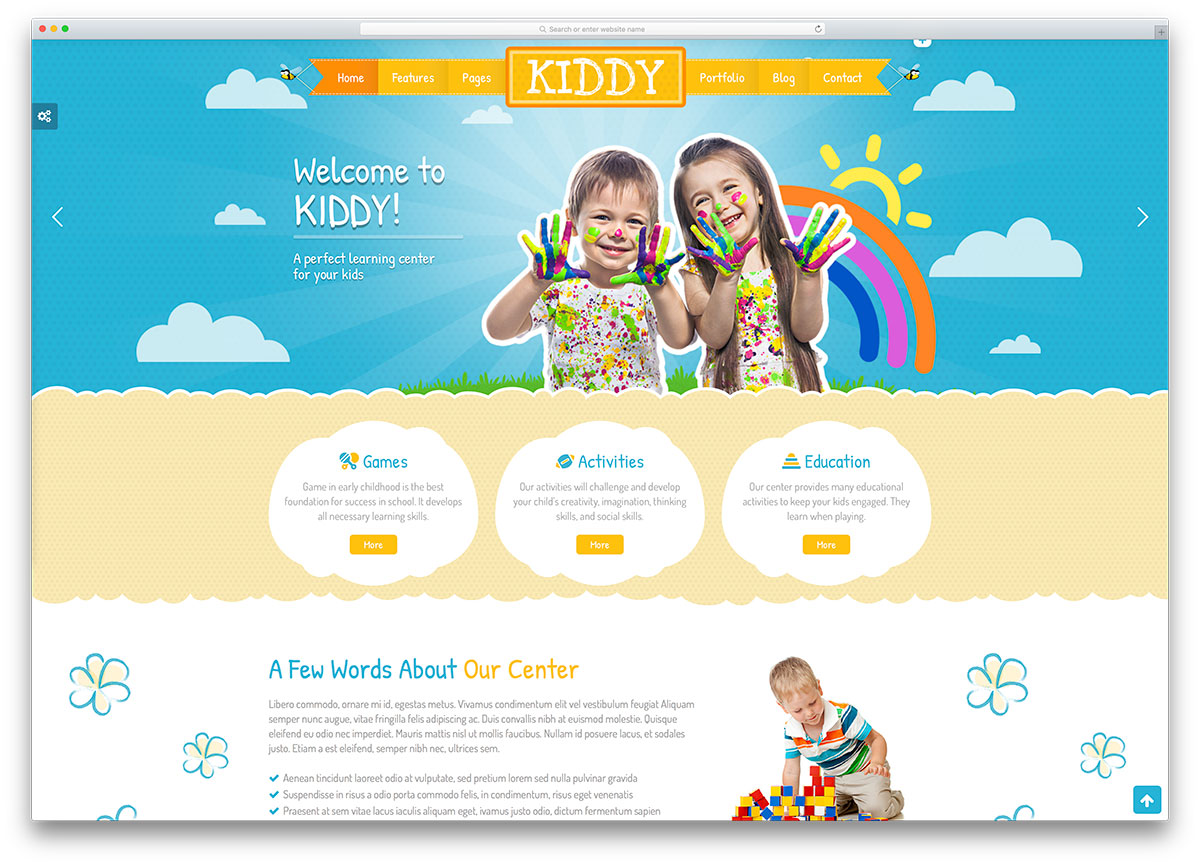 kiddy-creative-kindergarten-website-template
