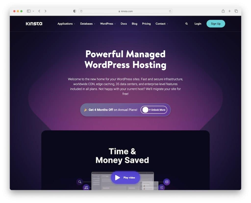 kinsta managed wordpress hosting