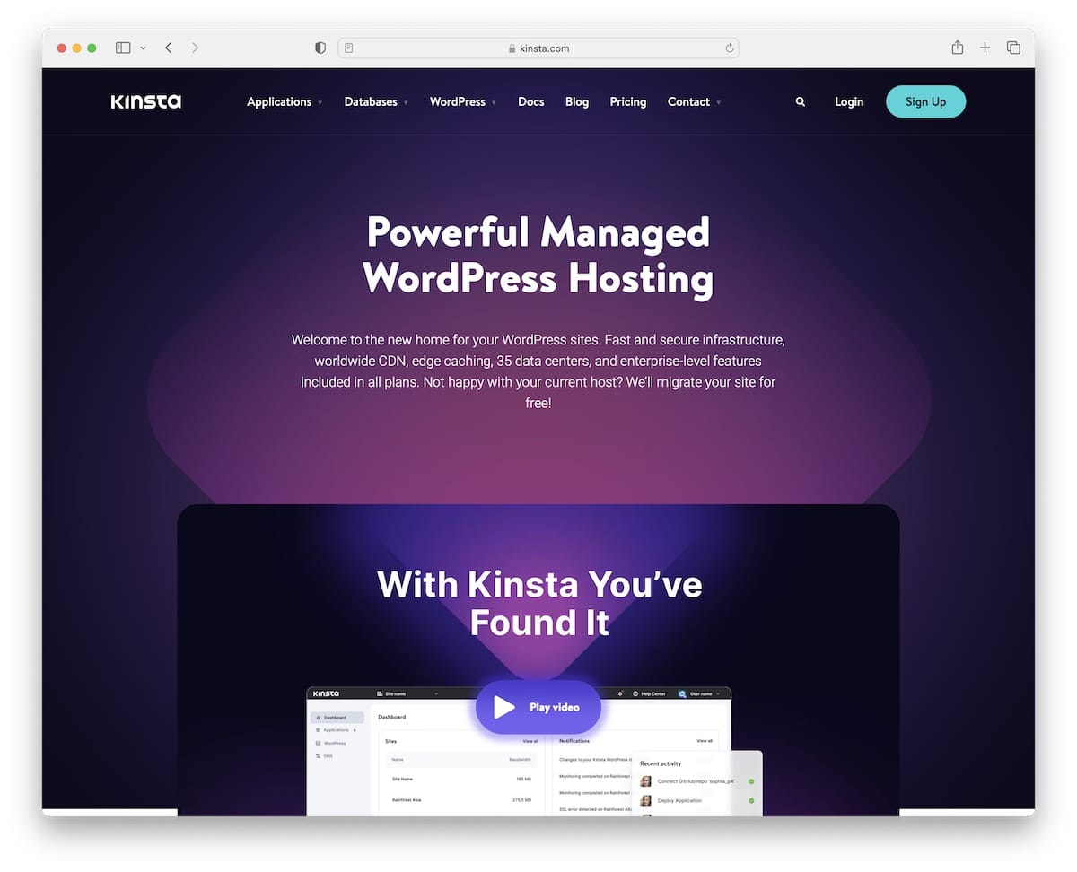 kinsta wordpress hosting in malaysia