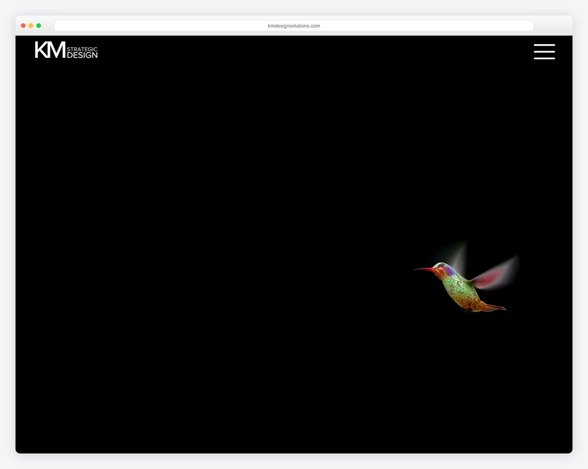 km design solutions website example