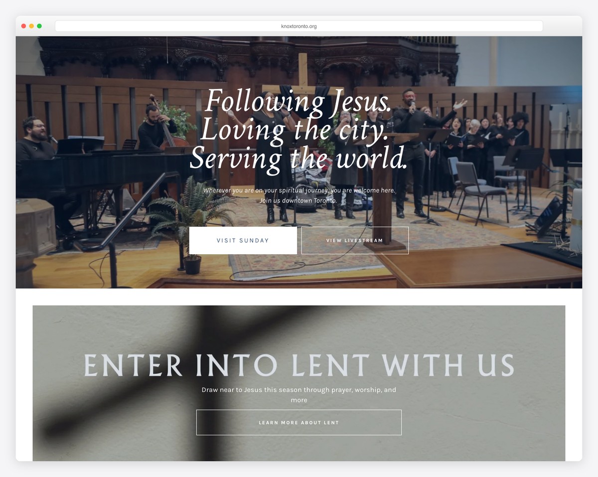 knox toronto church website