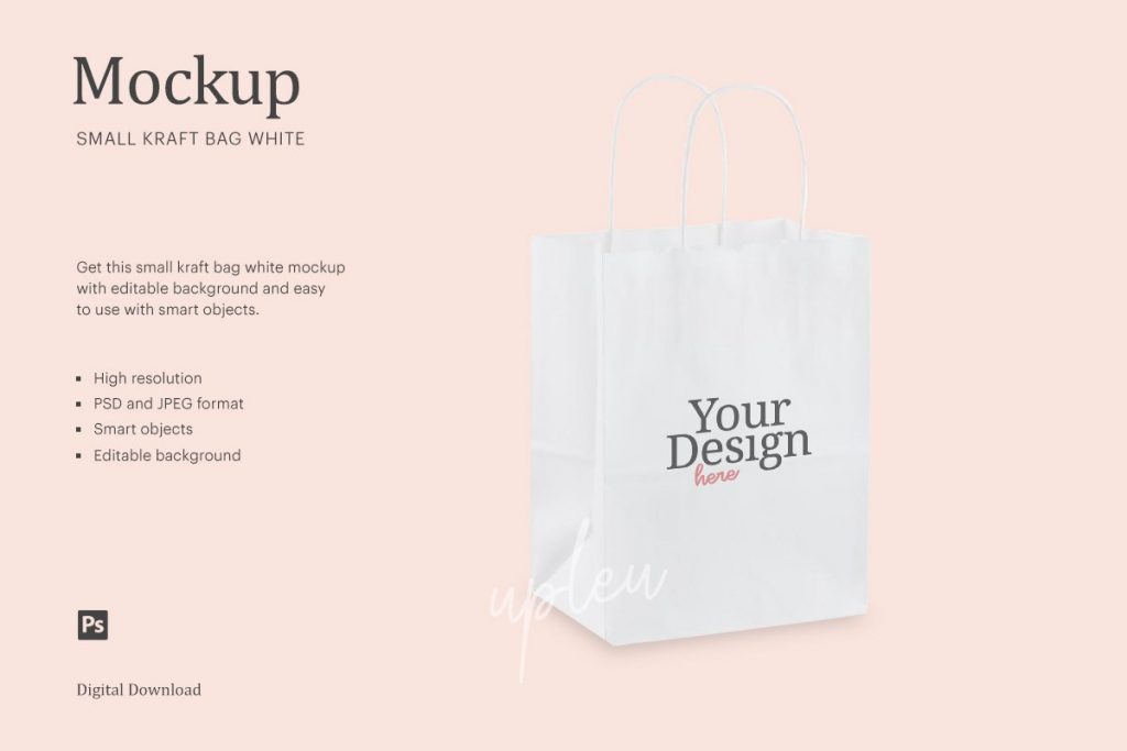 Top 21 Easy-to-use Paper Bag Mockups Collection - Colorlib 1