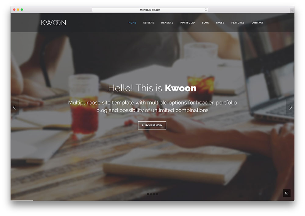 kwoon-multipurpose-business-bootstrap-website-template