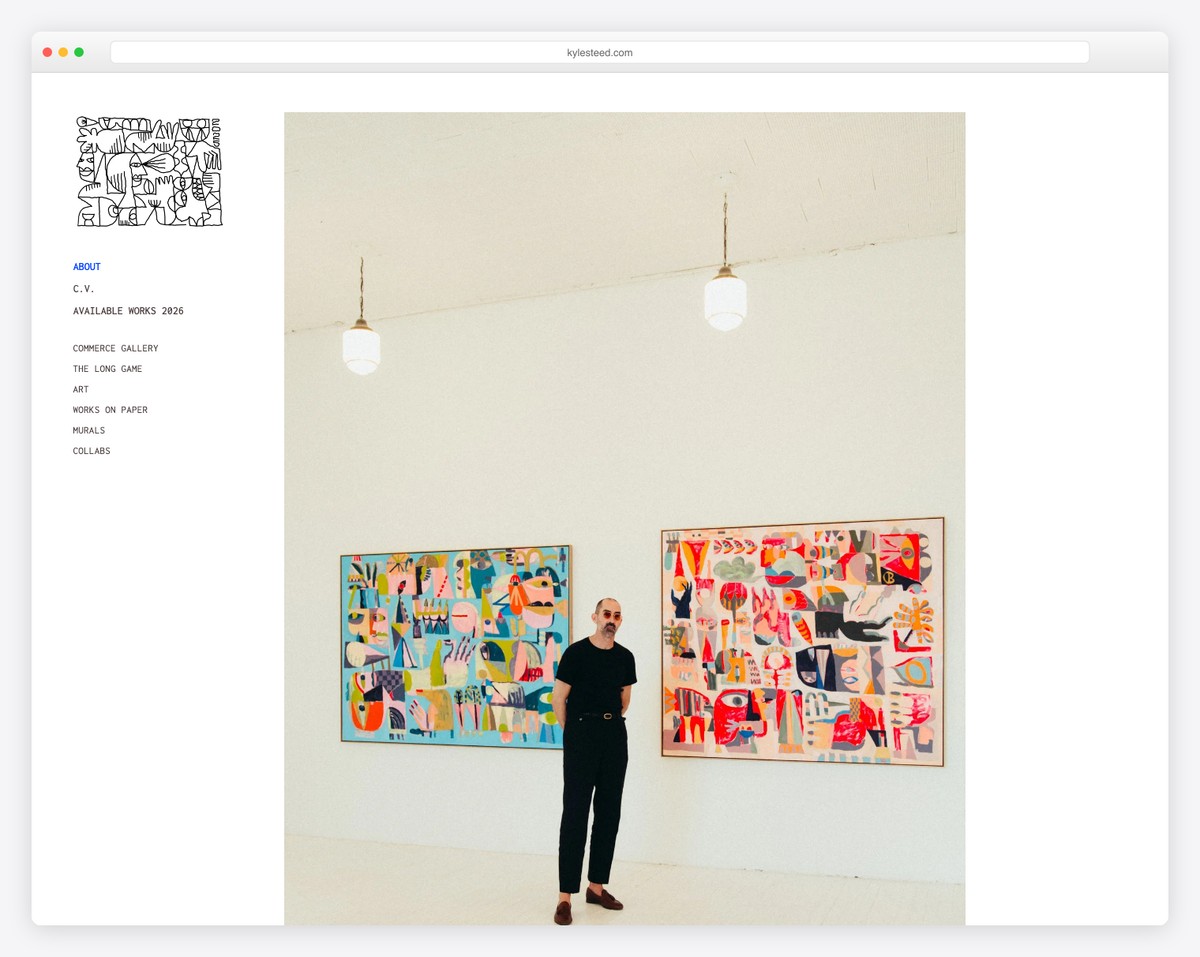 kyle steed squarespace portfolio example