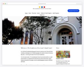 Language school website examples