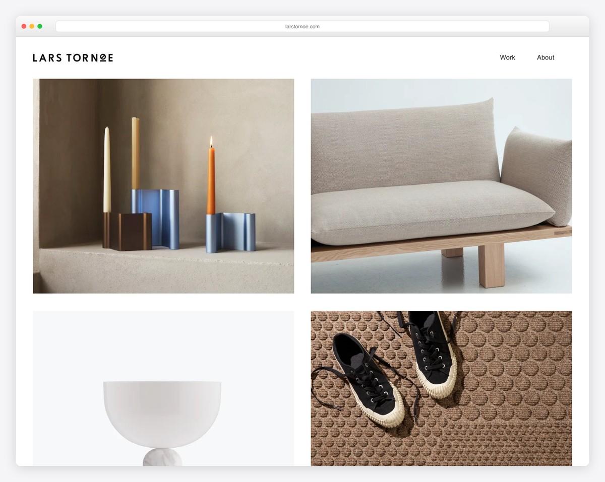 lars tornoe simple website example