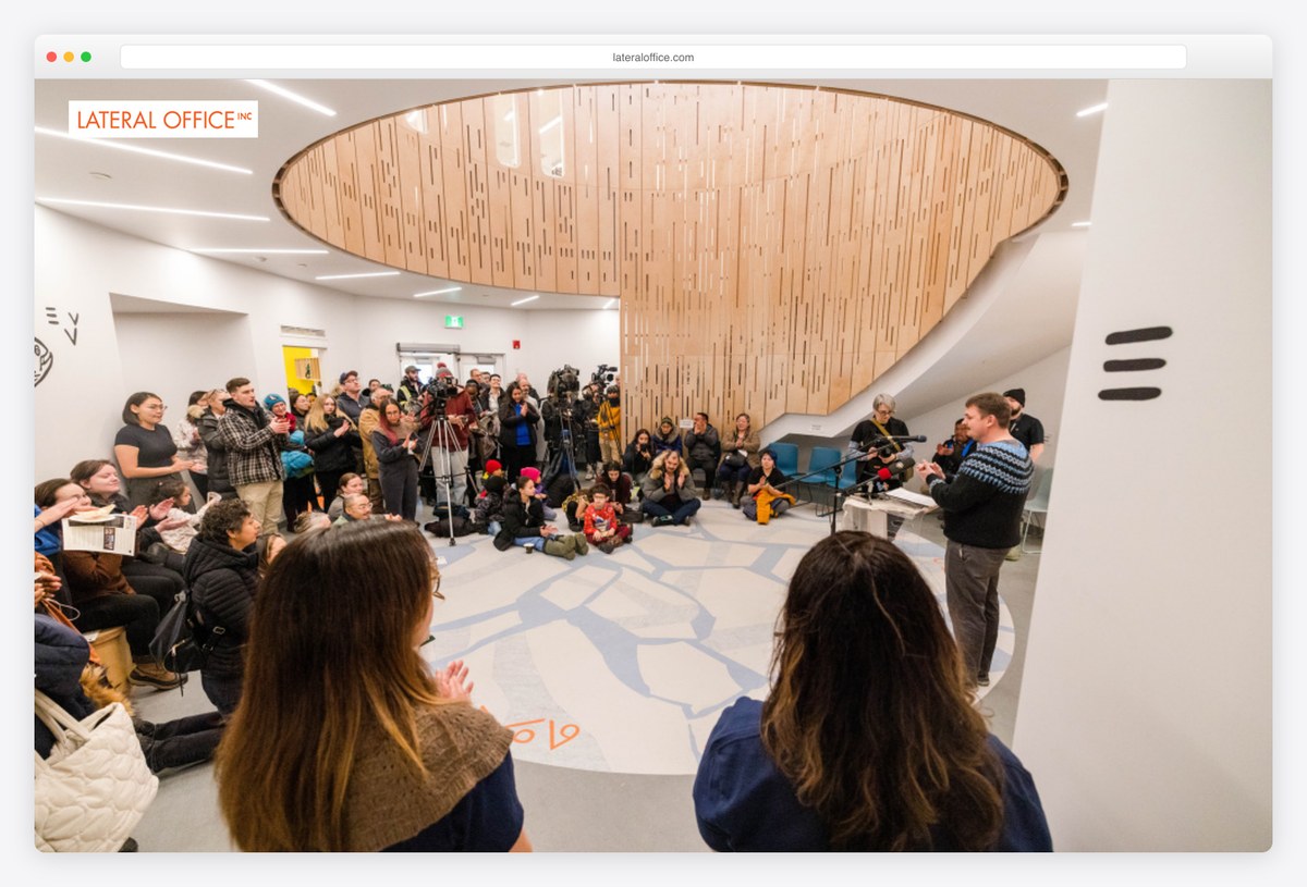 Lateral Office architecture portfolio website