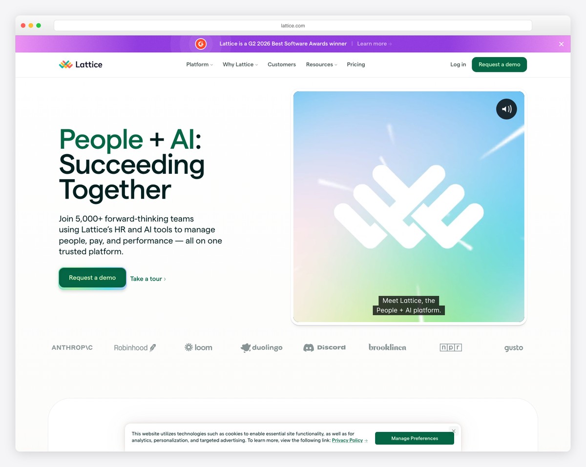lattice website example