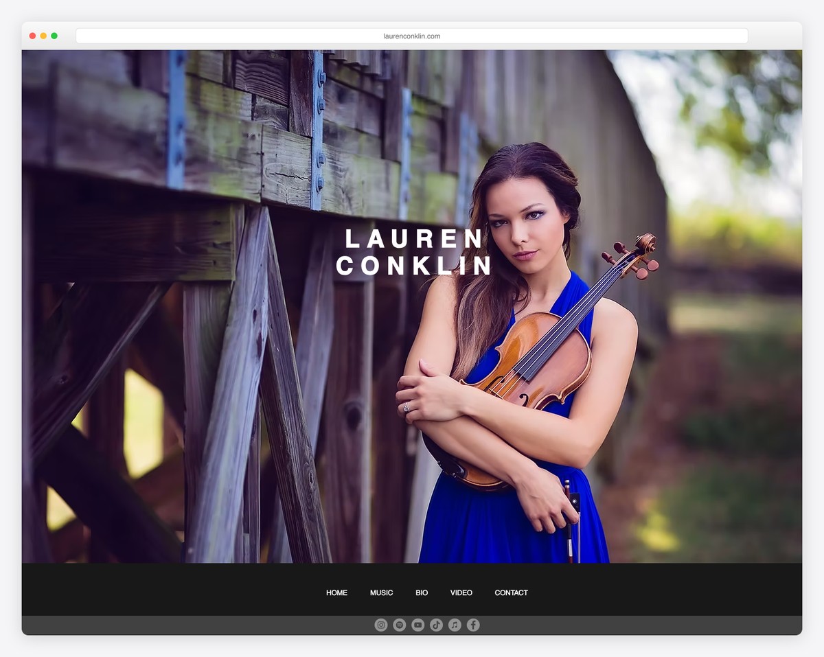 lauren conklin musician website