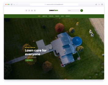 Lawncare website template