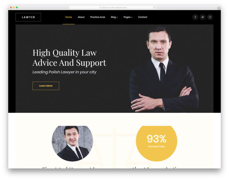 30 Best Lawyer Website Templates Website Templates 2026 Colorlib