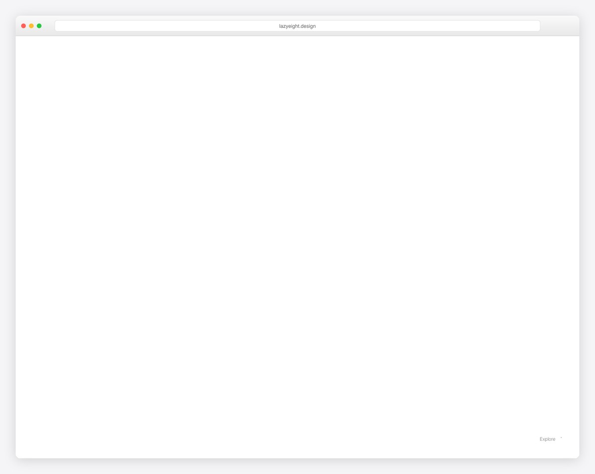 Lazy Eight Design website