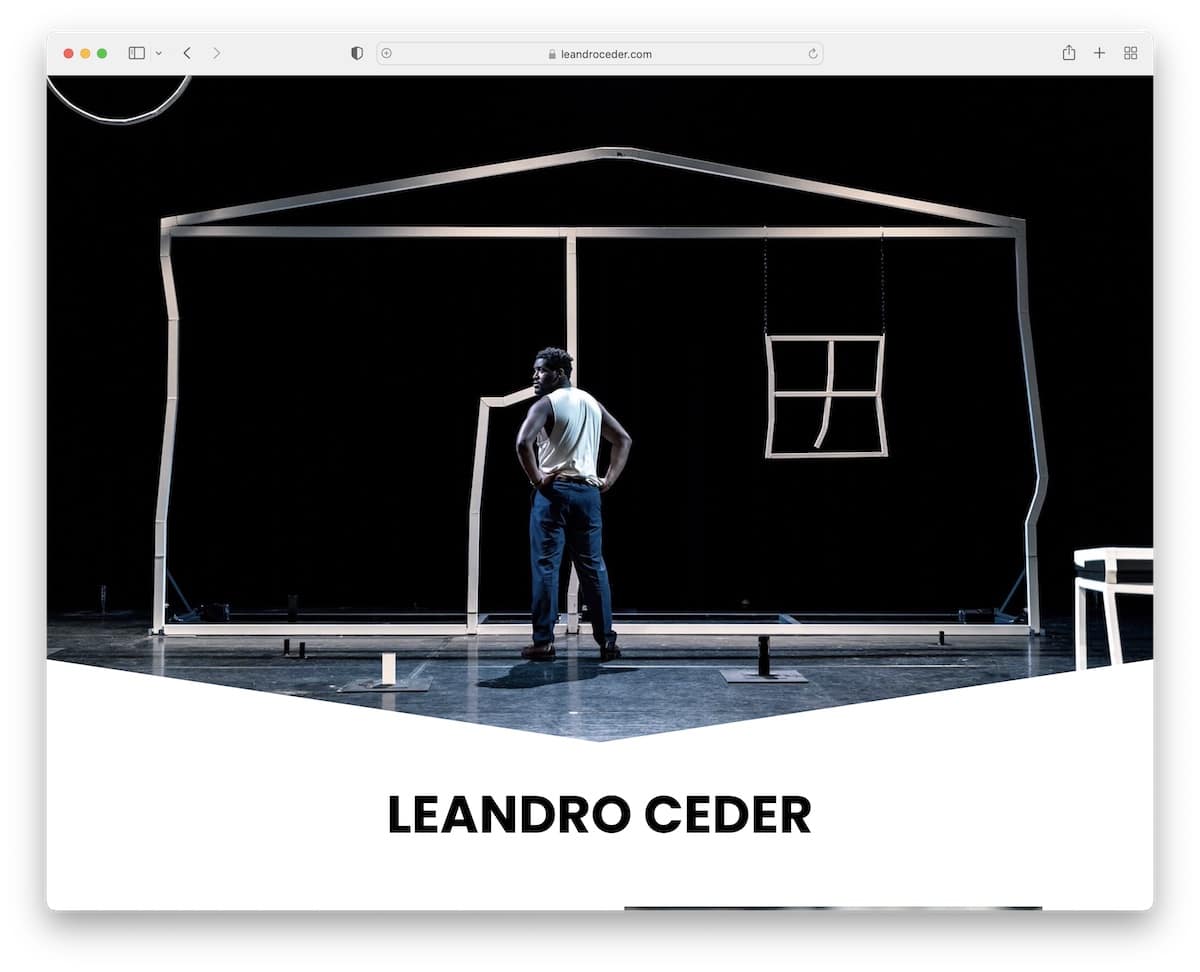 leandro ceder bluehost website example