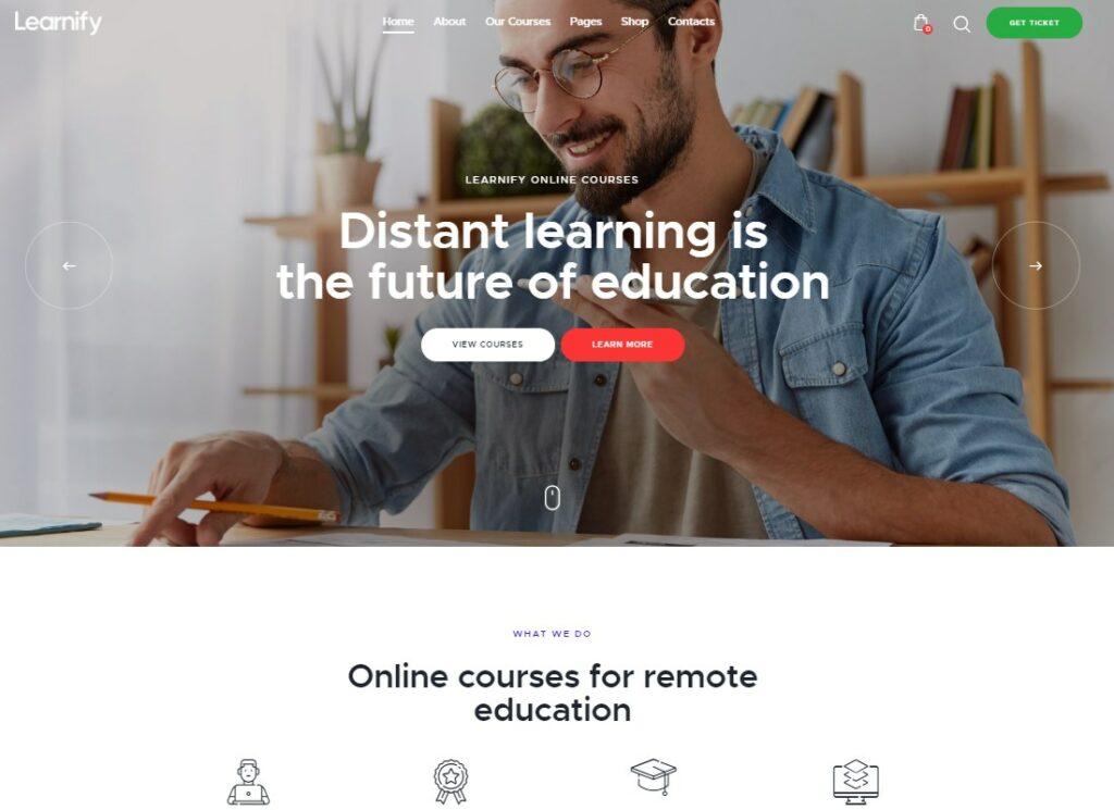 Learnify - Online Education Courses WordPress Theme
