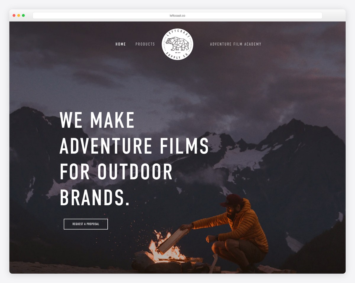 leftcoast media house website example