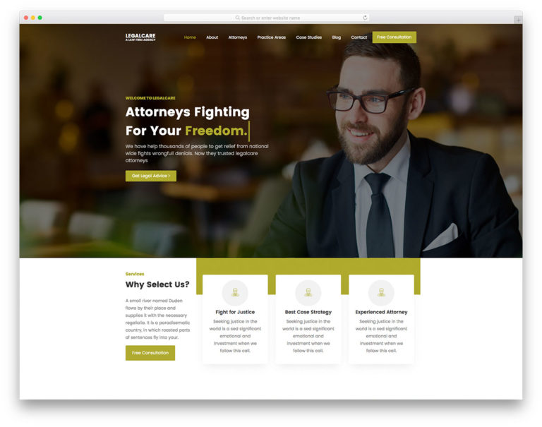 30 Best Lawyer Website Templates Website Templates 2026 Colorlib