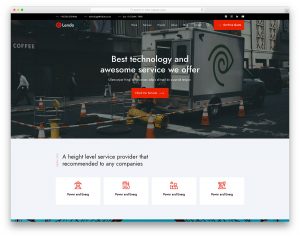 Lendo website template