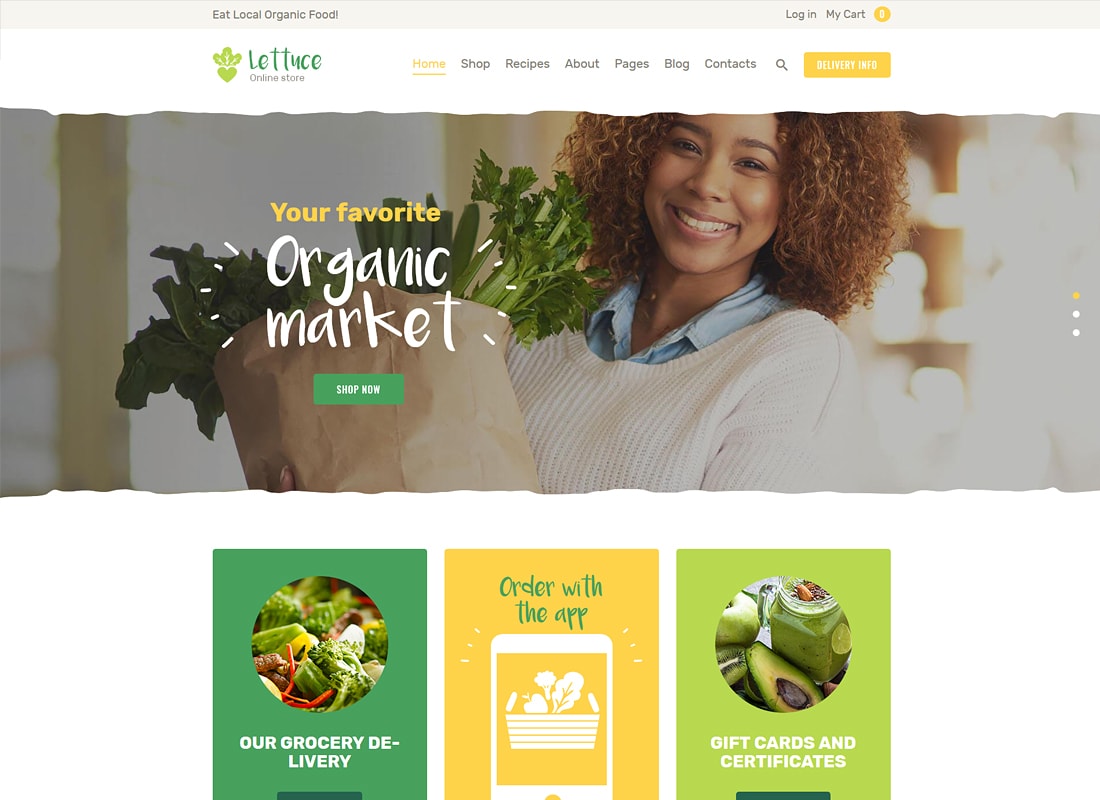 Lettuce | Organic Food & Eco Products WordPress Theme
