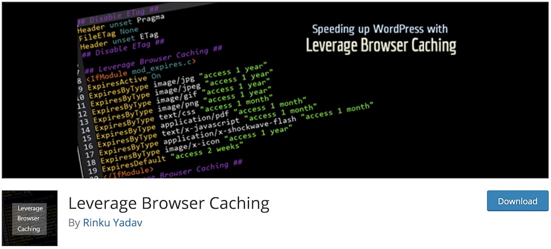 leverage browser caching wordpress plugin