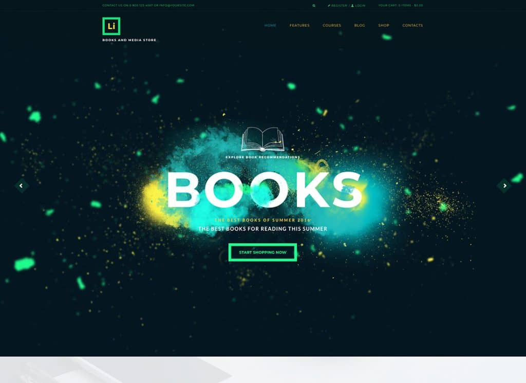 Lorem Ipsum - Books & Media Store WordPress Theme