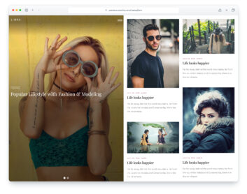 Libro website template