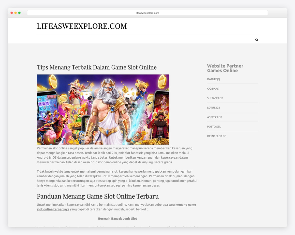 life as we explore wix blog example