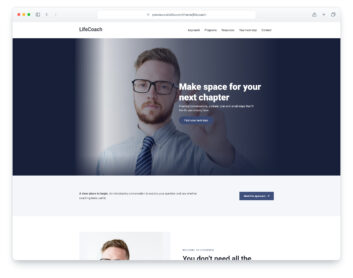 Lifecoach website template