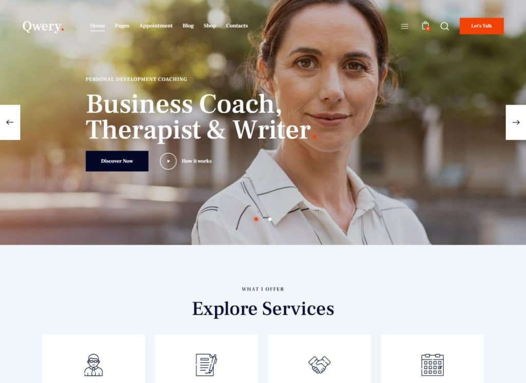 Qwery | Multi-Purpose Business WordPress & WooCommerce Theme