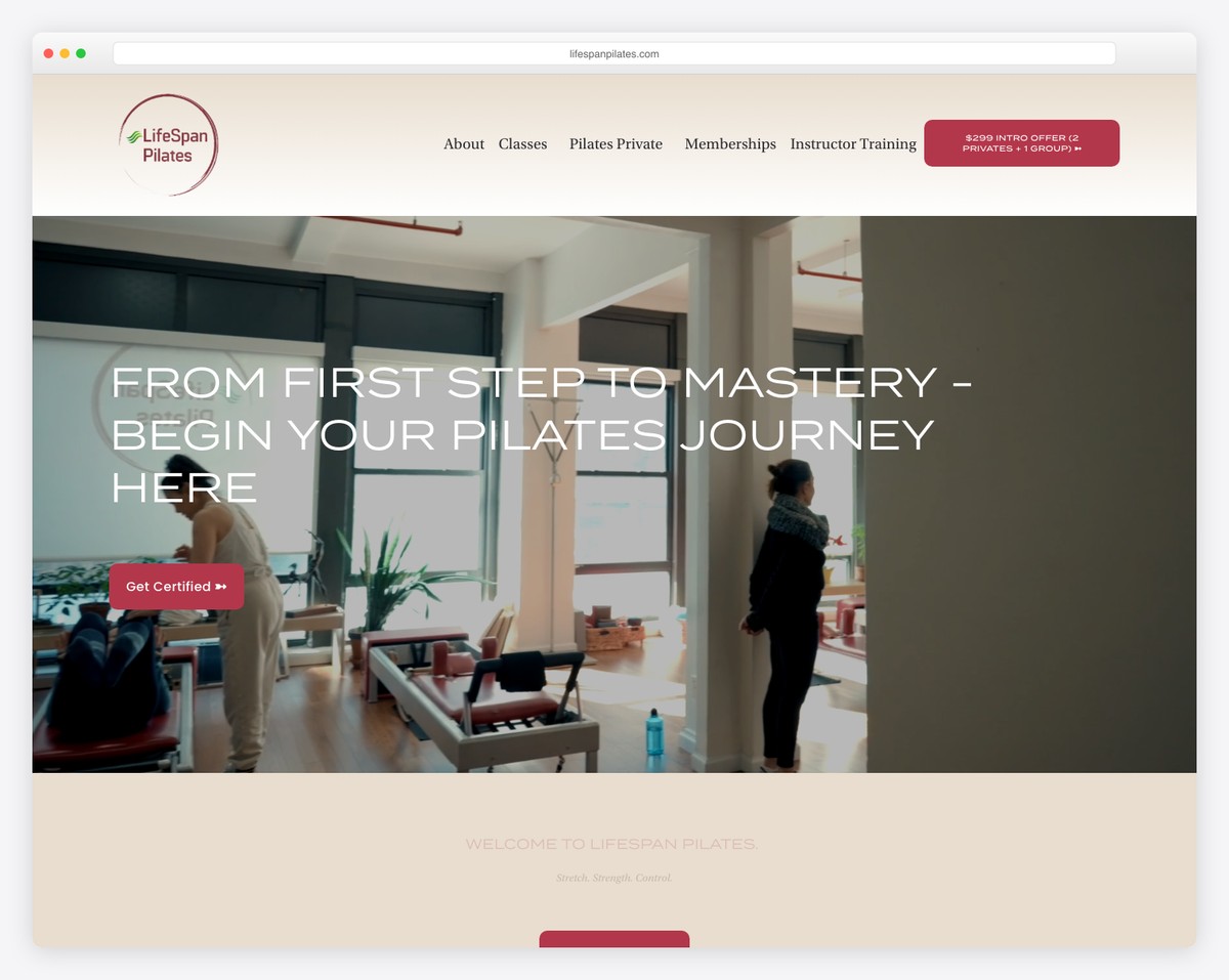 lifespan pilates nyc website