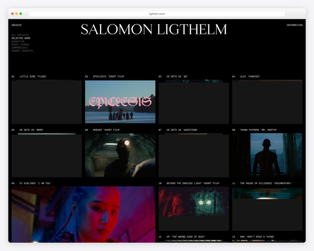 28 Best Filmmaker Website Examples 2026 - Colorlib