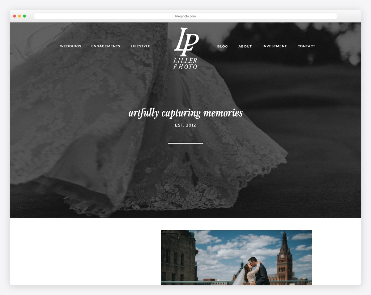liller photo website example