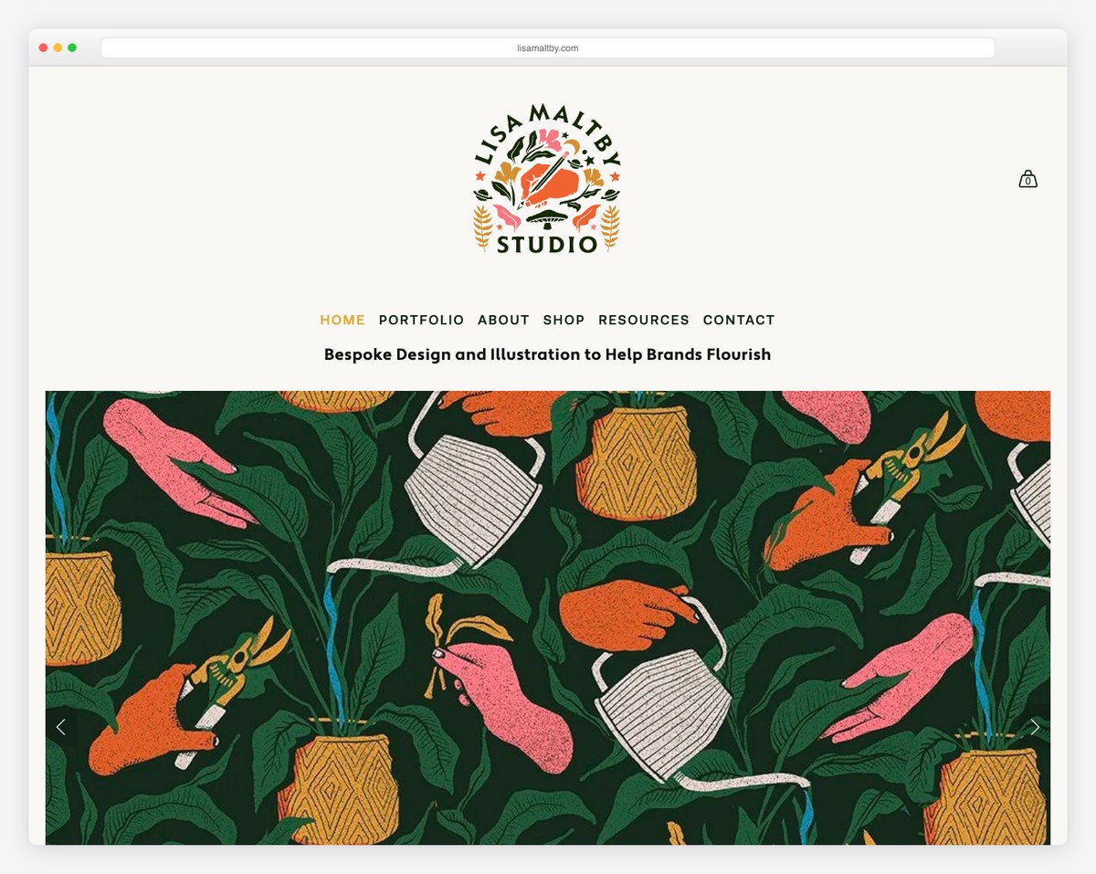 lisa maltby personal website example