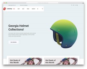 Listashop website template