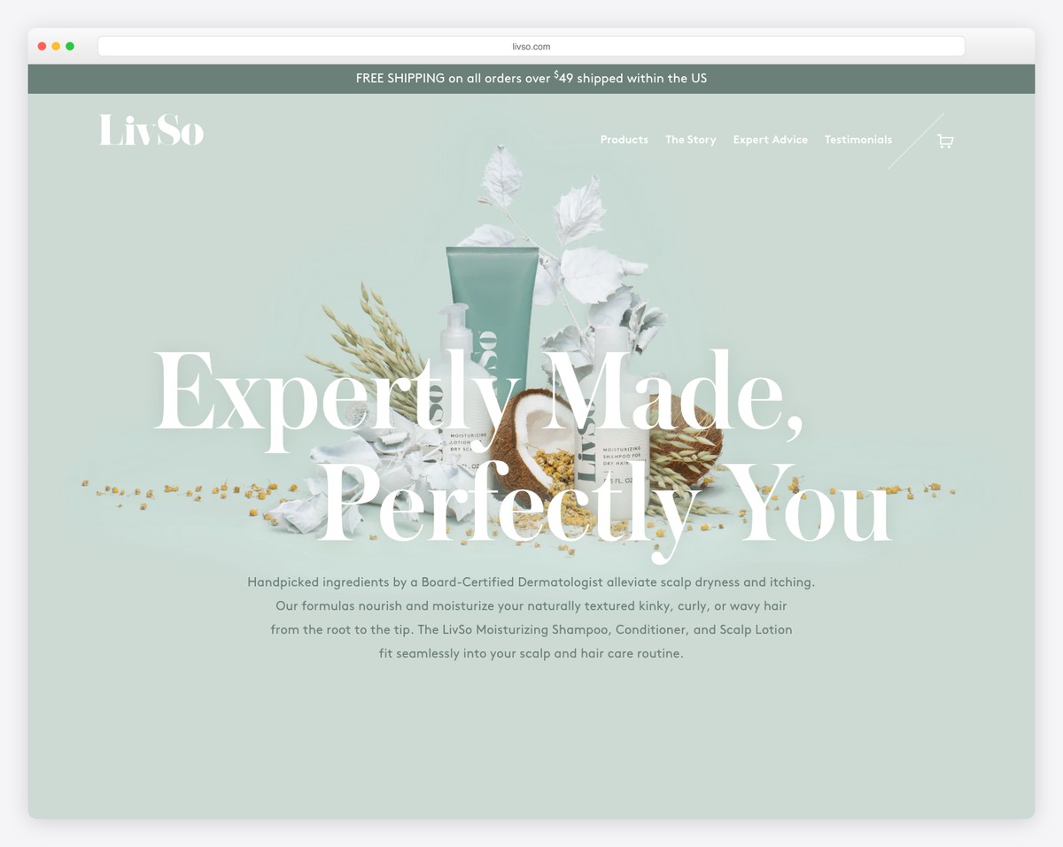 livso small business website