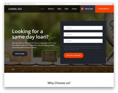 Loans2go Free Template