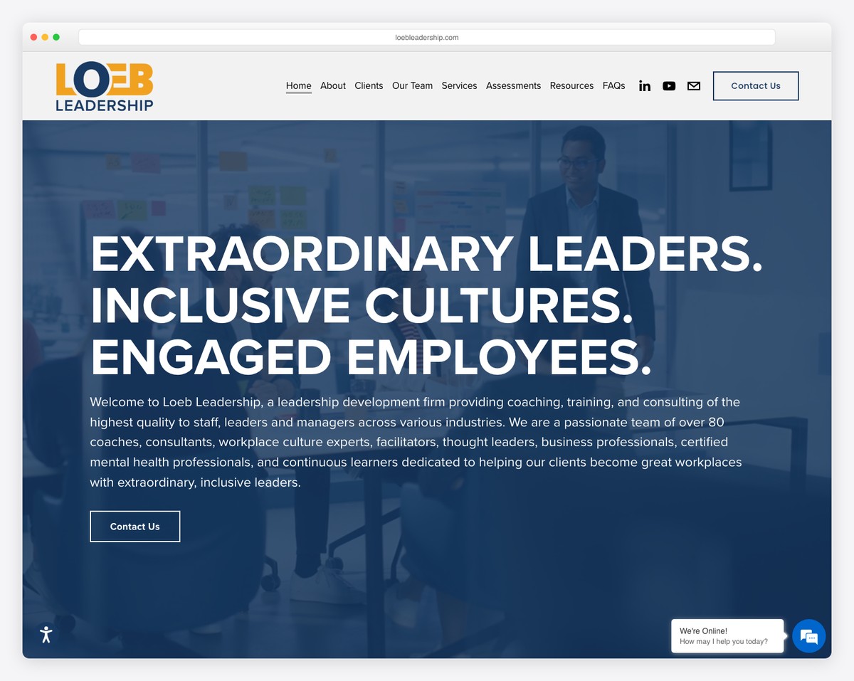loeb leadership website example