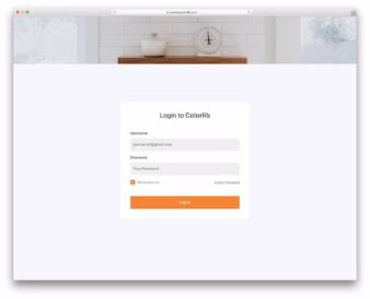 Login Form V03 UI snippet
