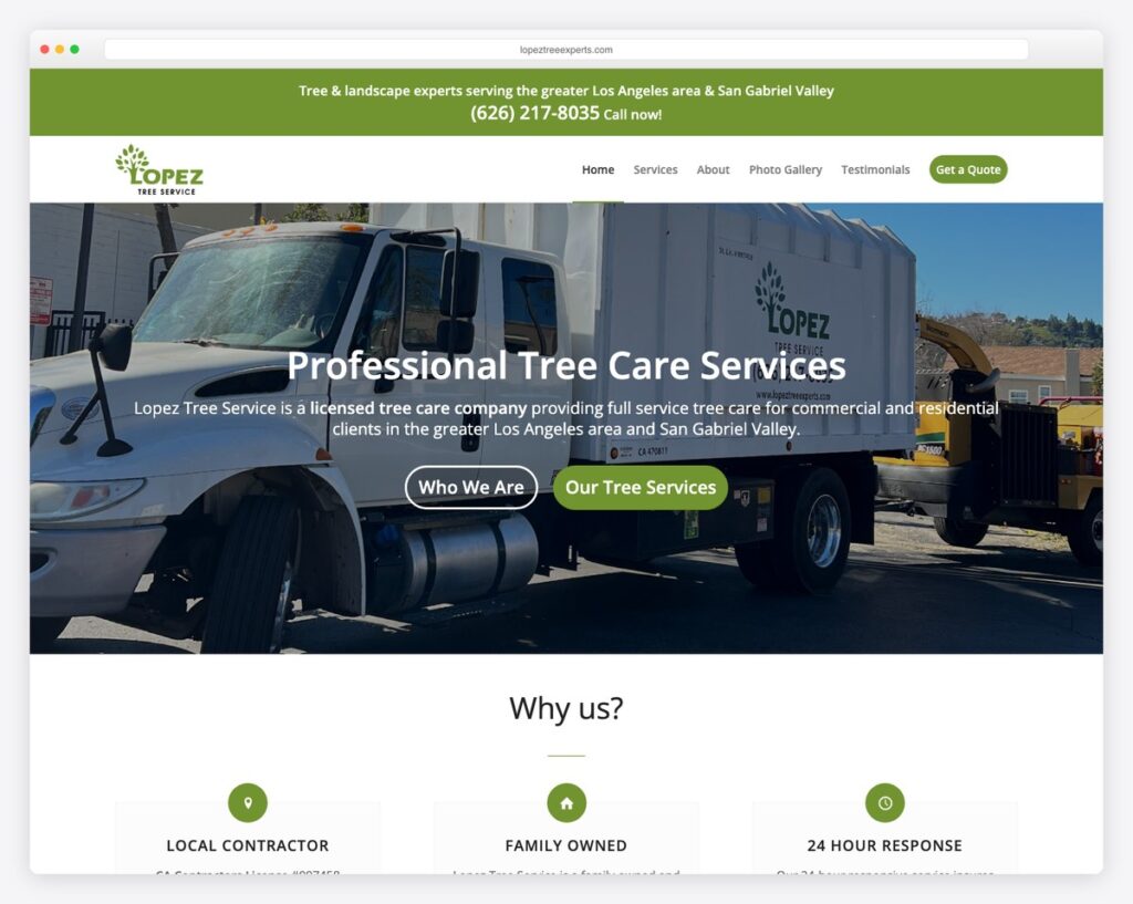 Tree Insurance Website 25 Best Tree Service Website Examples 2026 - Colorlib