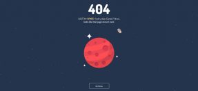 Lost-in-space-free-error-page-templates